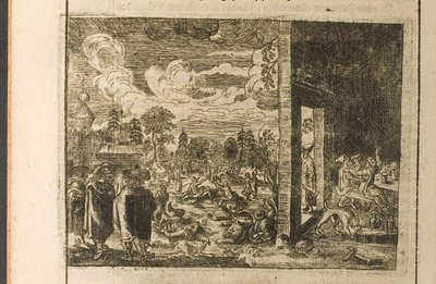Boozing Illustration from Travels to the Great Duke of Muscovy and the King of Persia by Adam Olearius by Unbekannt