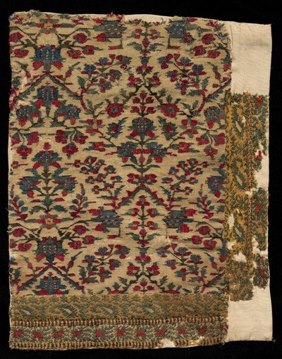 Border Fragment of a Shawl, Late 1700s - Early 1800s by Unbekannt