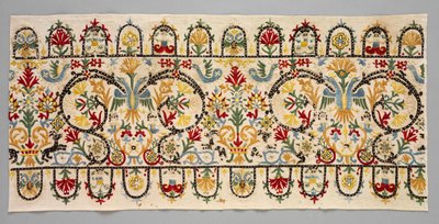 Border Strips of a Skirt, 1600s - 1700s by Unbekannt