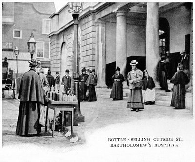 Bottle Selling Outside St Bartholomew
