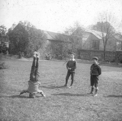 Boys Playing by Unbekannt