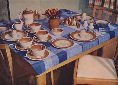 Breakfast - A breakfast table arrangement by Bowman Bros. Ltd., London, 1939 by Unbekannt