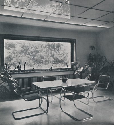 Breakfast room in a house in Bucharest, 1942 by Unbekannt
