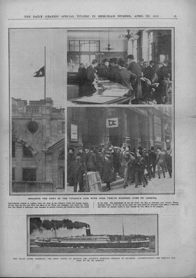 Breaking the News of the Titanic