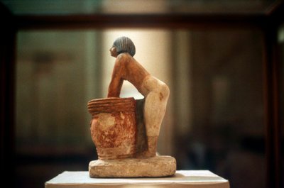 Brewing Beer, Egyptian Tomb Model from Meketra, 9th Dynasty by Unbekannt