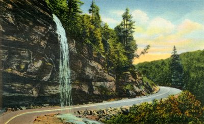 Bridal Veil Falls, Western North Carolina by Unbekannt