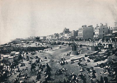 Brighton - A Long Stretch of the Beach, 1895 by Unbekannt