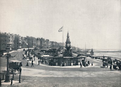 Brighton - Entrance to the Aquarium, Showing the Chain Pier by Unbekannt