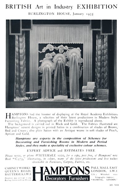 British Art in Industry Exhibition - Burlington House, January, 1935 by Unbekannt