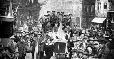 British Expeditionary Force in Rouen, France, First World War by Unbekannt