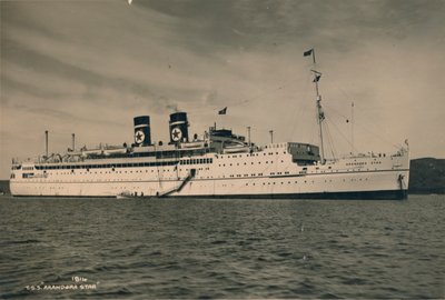 British passenger ship SS Arandora Star of the Blue Star Line by Unbekannt