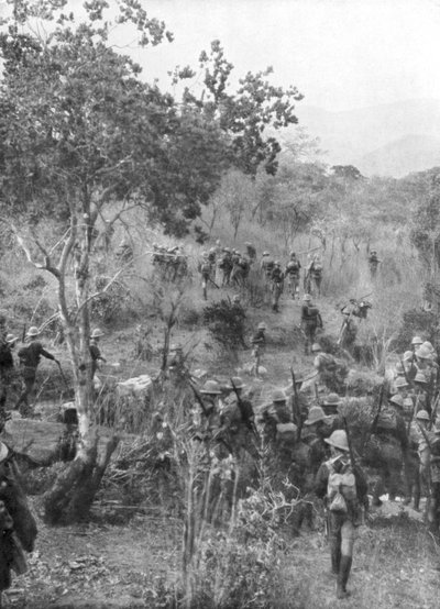 British Troops in the Bush on the Borders of German East Africa, World War I by Unbekannt