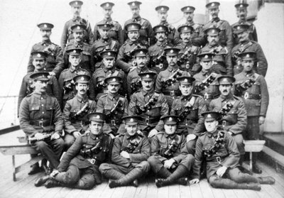 British Troops on Prison Ship Royal Edward Moored Just Off Southend by Unbekannt