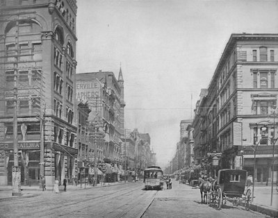 Broadway, north from Chestnut Street, St. Louis by Unbekannt