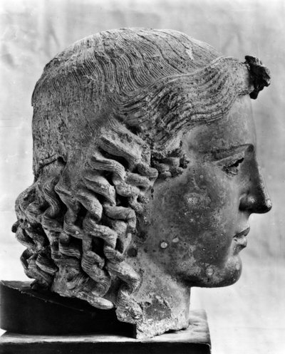Bronze bust of the Greek god Apollo by Unbekannt