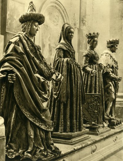 Bronze Statues in the Hofkirche, Innsbruck, Tyrol, Austria by Unbekannt