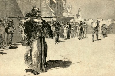 Brunhild, The Warrior-Queen, Hurls Her Spear at Gunther