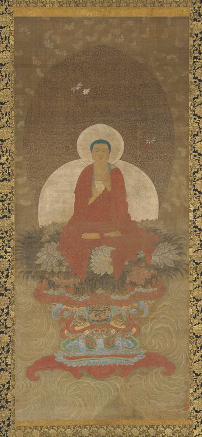 Buddha Enthroned on a Mat of Kusa Grass by Unbekannt