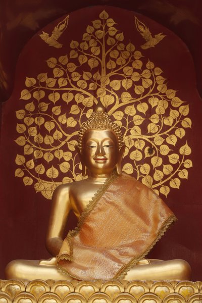 Buddha Statue in Wat Phan On, Chiang Mai, Thailand by Unbekannt