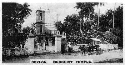 Buddhist Temple, Ceylon, c1925 by Unbekannt