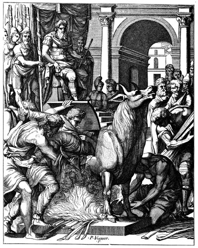 Bull of Phalaris, tyrant of Agrigentum, Sicily by Unbekannt