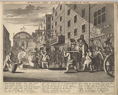 Burning the Rumps at Temple Bar Plate 11: Illustrations to Samuel Butler