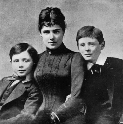 But at least happiness could be found at home with mother and brother John by Unbekannt