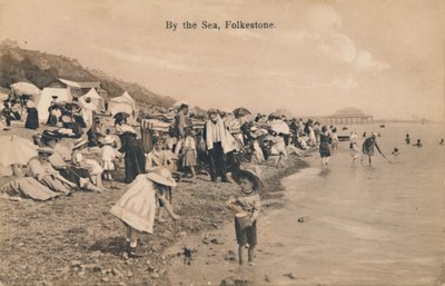 By the Sea, Folkestone, Late 19th-Early 20th Century by Unbekannt