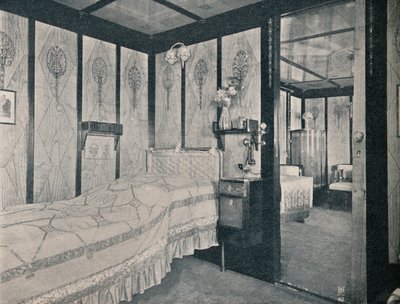 Cabin-De-Luxe on the North German Lloyd SS. Kronprinzessin Cecilie, c1907 by Unbekannt