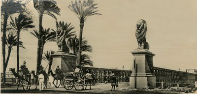 Cairo - Kasr-El-Nil Bridge, c1930-c1939 by Unbekannt