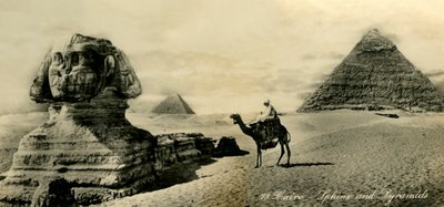 Cairo - Sphinx and Pyramids by Unbekannt