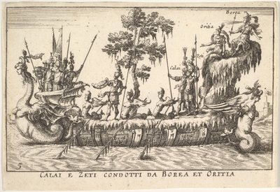 Calais and Zetes Led by Boreas and Oreithyia by Unbekannt