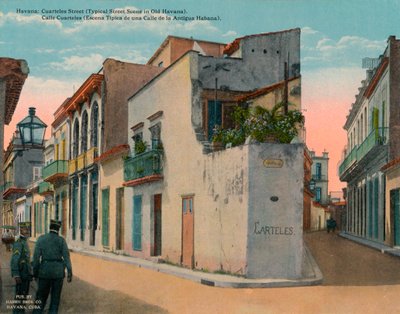 Calle Cuarteles, Typical Street Scene in Old Havana, Cuba by Unbekannt