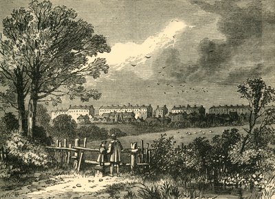 Camden Town, from the Hampstead Road, Marylebone by Unbekannt