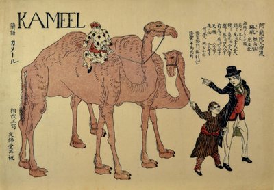 Camels with Dutch Handlers, ca. 1821 by Unbekannt