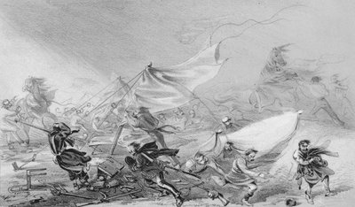 Camp Before Sebastopol - Effects of the Frightful Storm on the 14th Nov, 1854, 1850s by Unbekannt