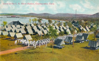 Camp at the US Naval Station, Guantanamo, Cuba, c1911 by Unbekannt