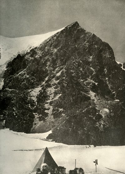 Camp on December 17 on the Ferrar Glacier Below Sentinel Rock by Unbekannt
