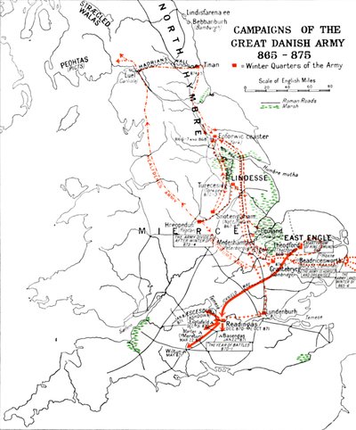 Campaigns of the Great Danish Army 865-875 by Unbekannt