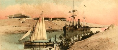 Canal of Suez - Chantier VI, c1918-c1939 by Unbekannt