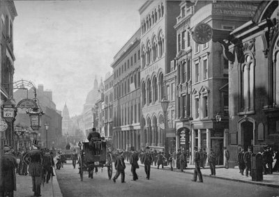 Cannon Street, Looking West, City of London, c1910 1911 by Unbekannt