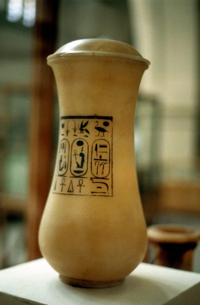 Canopic Jar, Vessel Used for Burial of Embalmed Viscera, Ancient Egyptian by Unbekannt