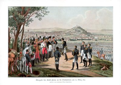 Capitulation of Paris, 31 March 1814 by Unbekannt