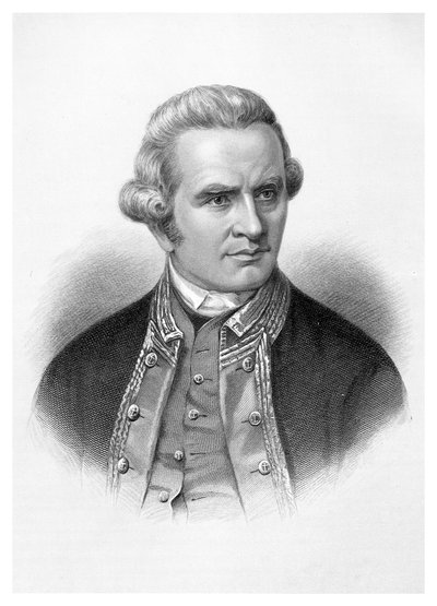 Captain James Cook, English explorer, navigator and cartographer by Unbekannt