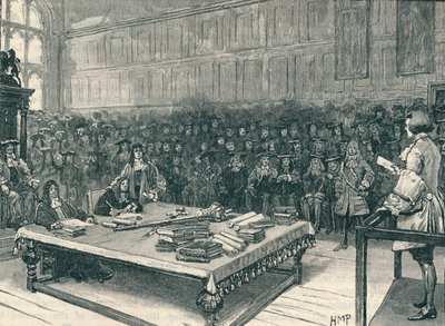 Captain Kidd before the Bar of the House of Commons by Unbekannt
