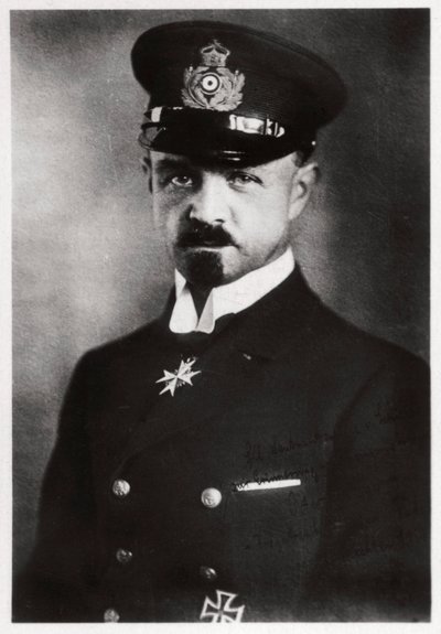 Captain Peter Strasser, German Airship Fleet Commander, World War I, 1916-1918 by Unbekannt