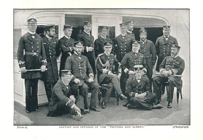 Captain and Officers of the Victoria and Albert The Queen
