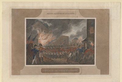 Capture and Burning of the city of Washington by Unbekannt