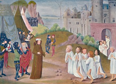 Capture of Calais, Lambeth Palace Library, 14th century, 1903 by Unbekannt