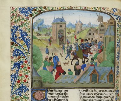 Capture of Orense by the English Army, 1387 by Unbekannt